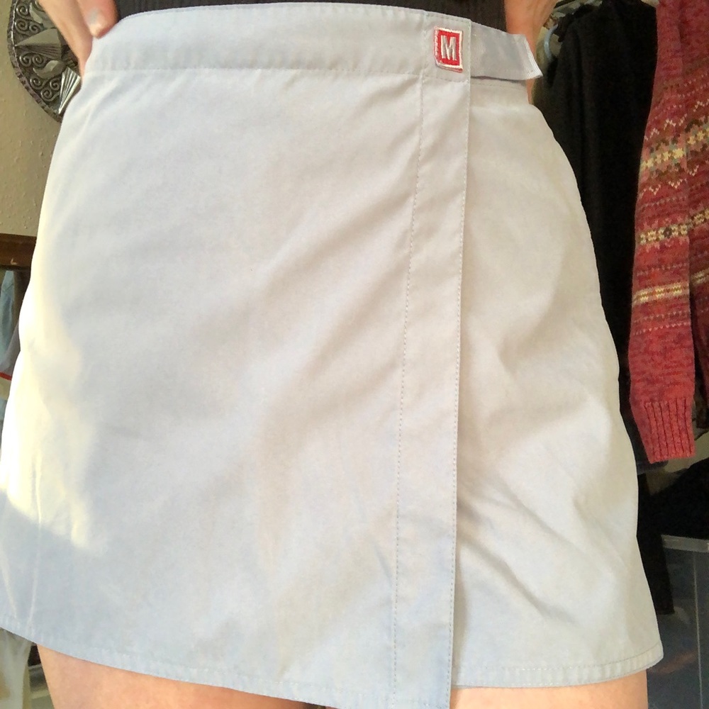 y2k velcro skirt